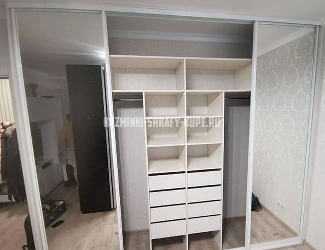 Встроенные шкафы на заказ Кузьминки